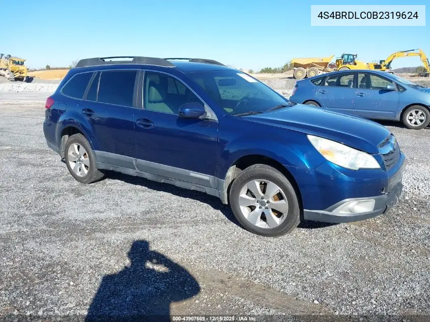 4S4BRDLC0B2319624 2011 Subaru Outback 3.6R Limited