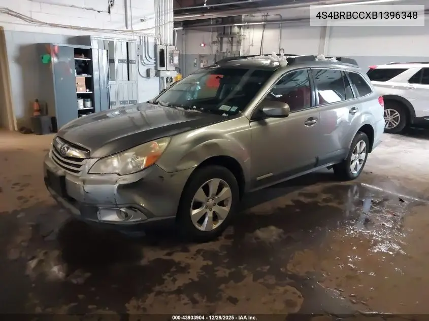 4S4BRBCCXB1396348 2011 Subaru Outback 2.5I Premium