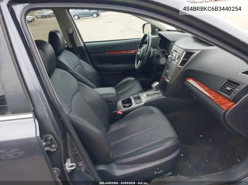 4S4BRBKC6B3440254 2011 Subaru Outback 2.5I Limited