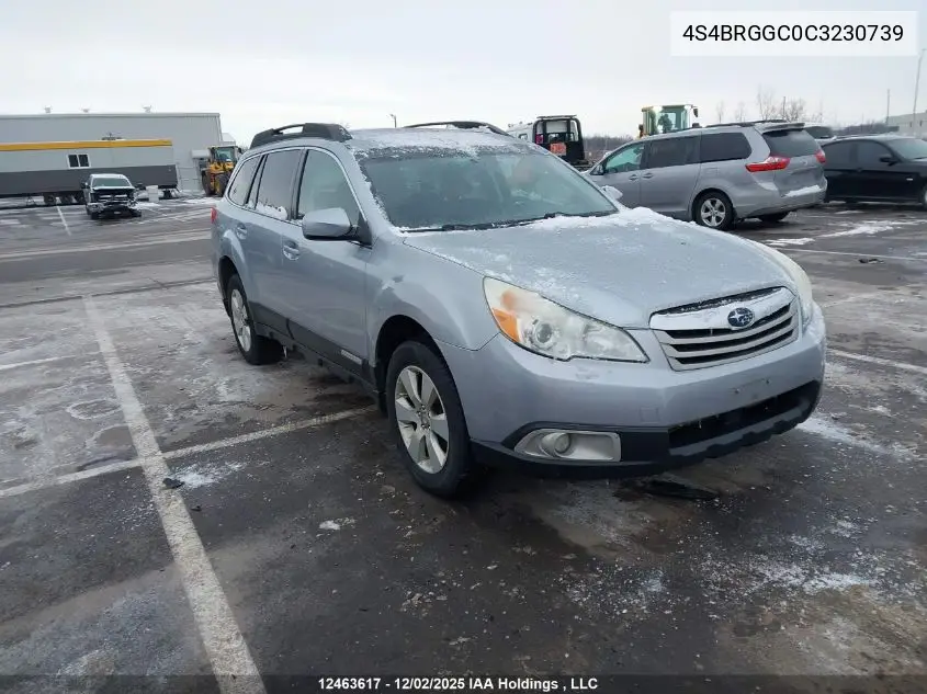 4S4BRGGC0C3230739 2012 Subaru Outback