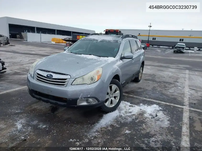 4S4BRGGC0C3230739 2012 Subaru Outback