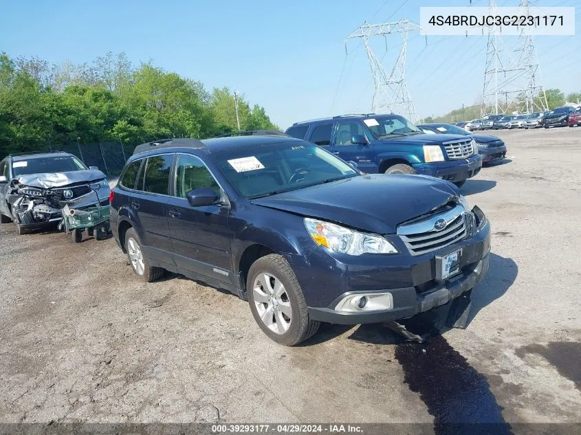 2012 Subaru Outback 3.6R Limited VIN: 4S4BRDJC3C2231171 Lot: 39293177