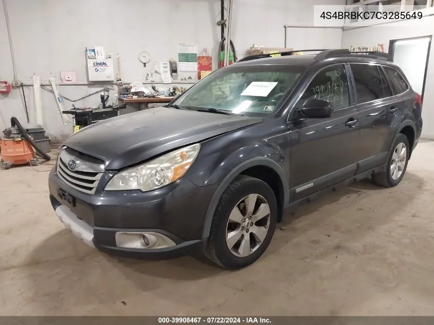 4S4BRBKC7C3285649 2012 Subaru Outback 2.5I Limited