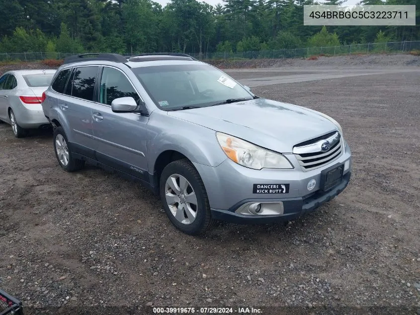 4S4BRBGC5C3223711 2012 Subaru Outback 2.5I Premium