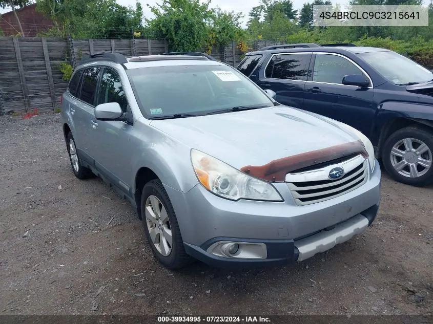 2012 Subaru Outback 2.5I Limited VIN: 4S4BRCLC9C3215641 Lot: 39934995