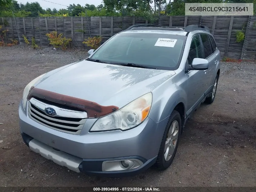 4S4BRCLC9C3215641 2012 Subaru Outback 2.5I Limited