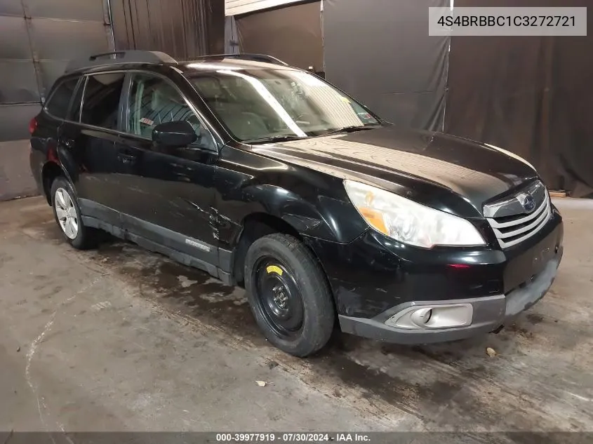 2012 Subaru Outback 2.5I Premium VIN: 4S4BRBBC1C3272721 Lot: 39977919