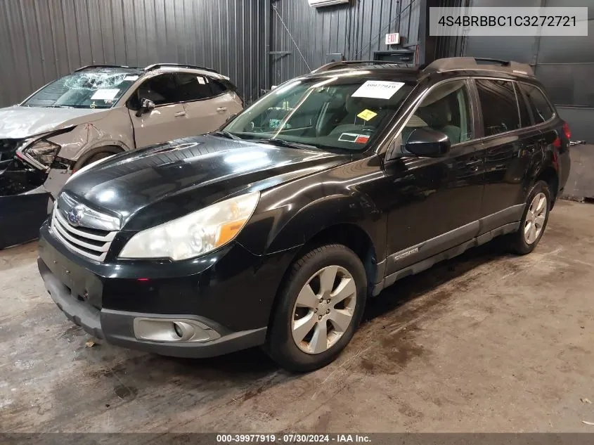 2012 Subaru Outback 2.5I Premium VIN: 4S4BRBBC1C3272721 Lot: 39977919