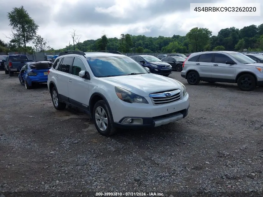 2012 Subaru Outback 2.5I Limited VIN: 4S4BRBKC9C3262020 Lot: 39993810