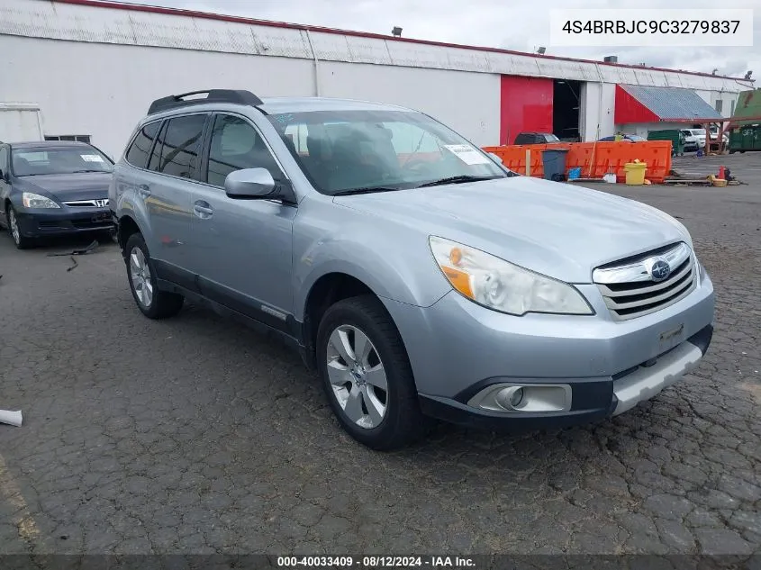 2012 Subaru Outback 2.5I Limited VIN: 4S4BRBJC9C3279837 Lot: 40033409