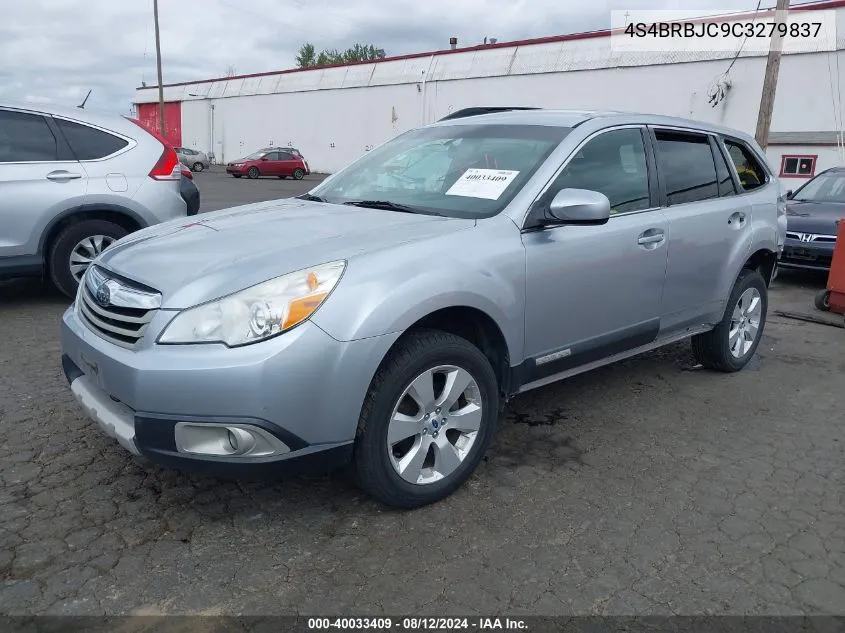 2012 Subaru Outback 2.5I Limited VIN: 4S4BRBJC9C3279837 Lot: 40033409