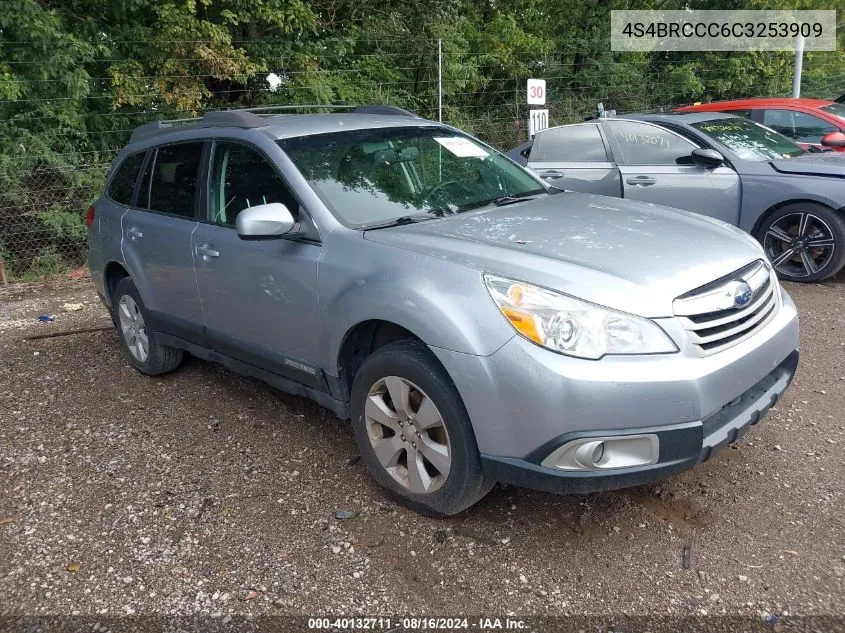 2012 Subaru Outback 2.5I Premium VIN: 4S4BRCCC6C3253909 Lot: 40132711