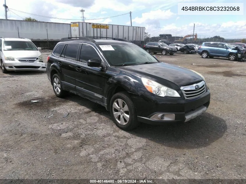 2012 Subaru Outback 2.5I Limited VIN: 4S4BRBKC8C3232068 Lot: 40146480