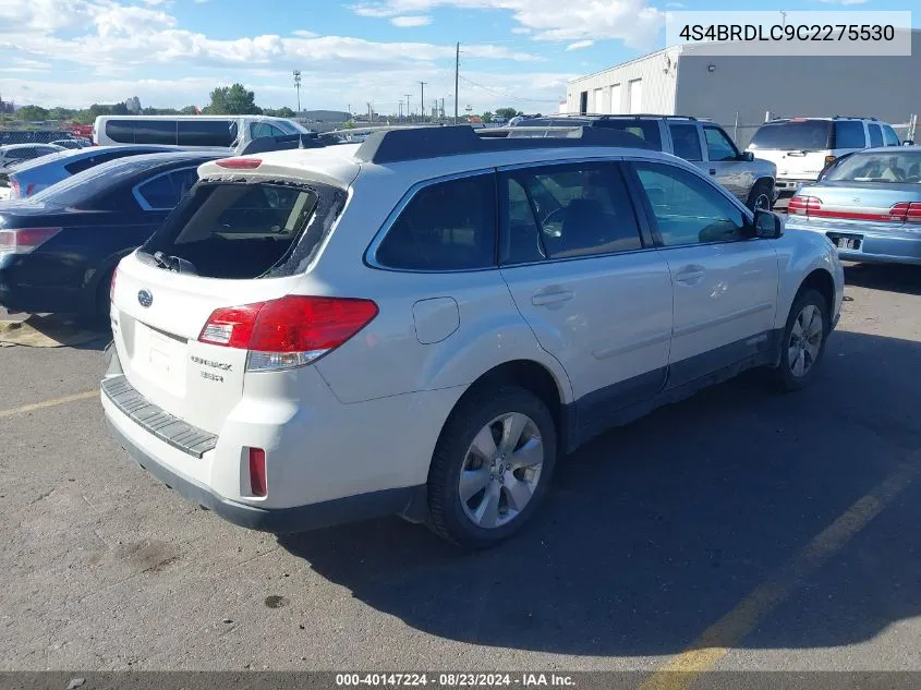 4S4BRDLC9C2275530 2012 Subaru Outback 3.6R Limited