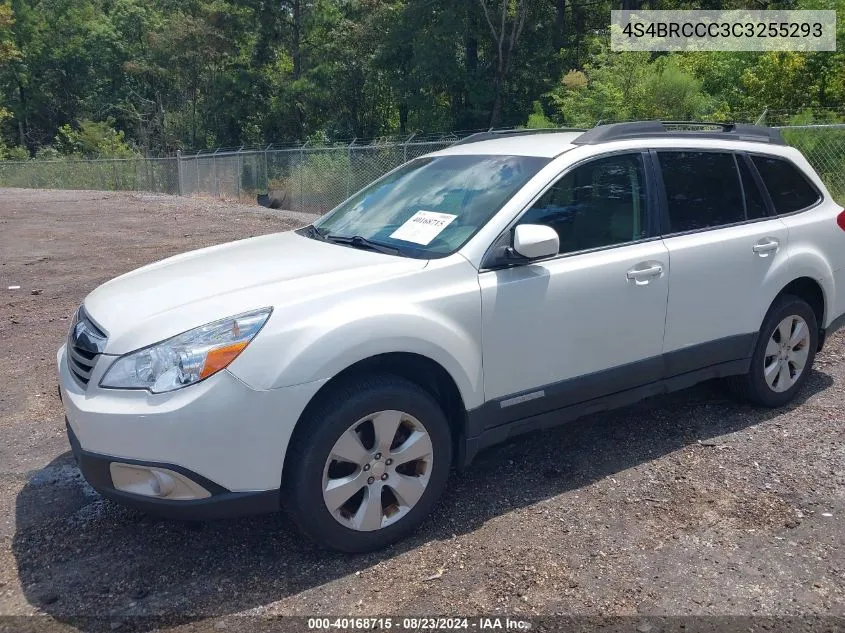 2012 Subaru Outback 2.5I Premium VIN: 4S4BRCCC3C3255293 Lot: 40168715