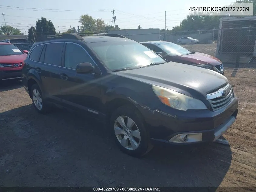 4S4BRCKC9C3227239 2012 Subaru Outback 2.5I Limited