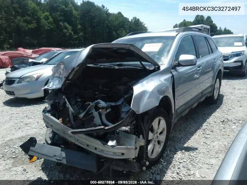 2012 Subaru Outback VIN: 4S4BRCKC3C3272497 Lot: 40277034