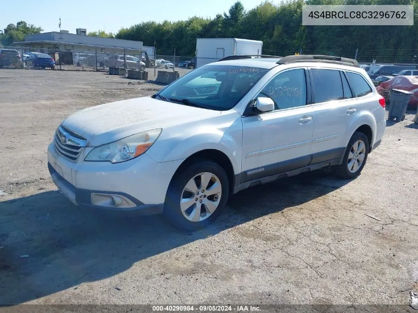 2012 Subaru Outback 2.5I Limited VIN: 4S4BRCLC8C3296762 Lot: 40290984