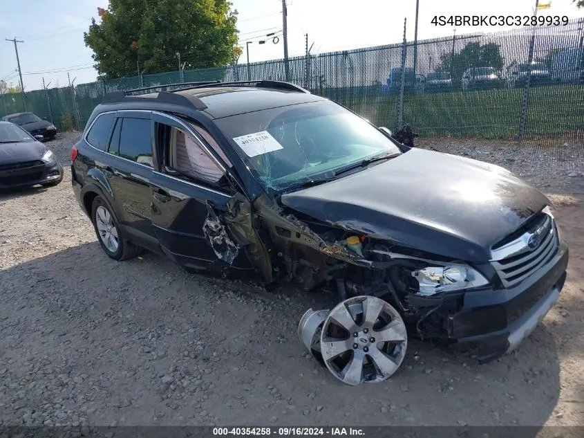 2012 Subaru Outback 2.5I Limited VIN: 4S4BRBKC3C3289939 Lot: 40354258