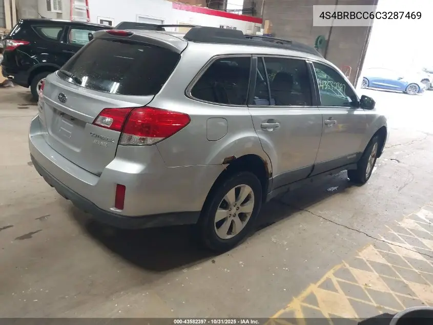 4S4BRBCC6C3287469 2012 Subaru Outback 2.5I Premium