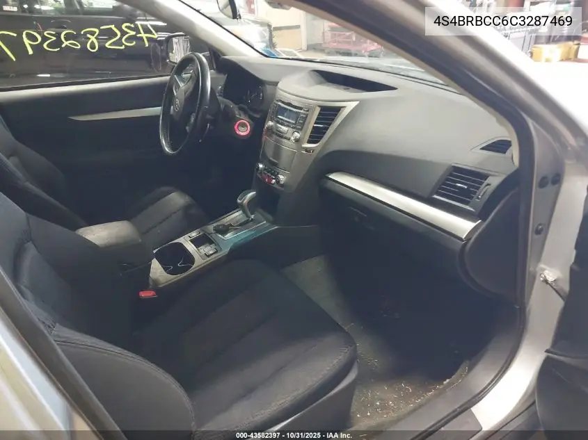 4S4BRBCC6C3287469 2012 Subaru Outback 2.5I Premium