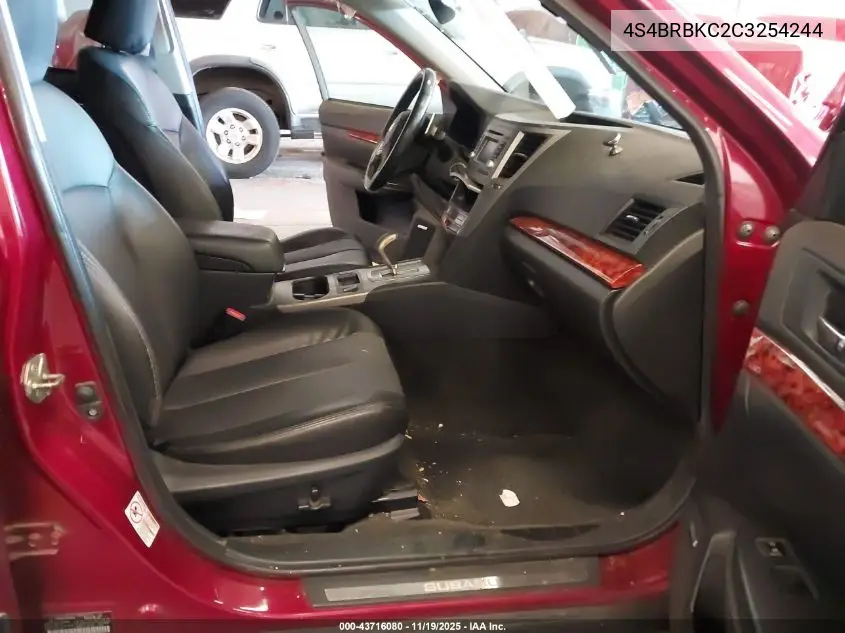 4S4BRBKC2C3254244 2012 Subaru Outback 2.5I Limited