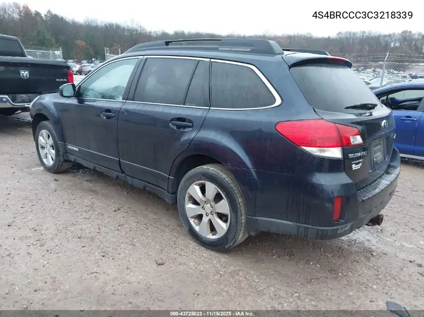 4S4BRCCC3C3218339 2012 Subaru Outback 2.5I Premium