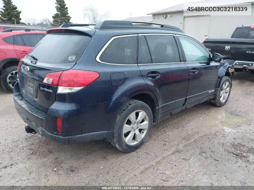 4S4BRCCC3C3218339 2012 Subaru Outback 2.5I Premium