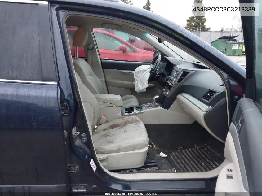 4S4BRCCC3C3218339 2012 Subaru Outback 2.5I Premium