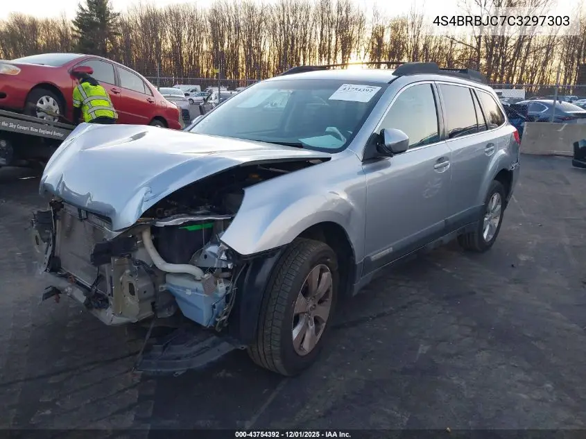4S4BRBJC7C3297303 2012 Subaru Outback 2.5I Limited