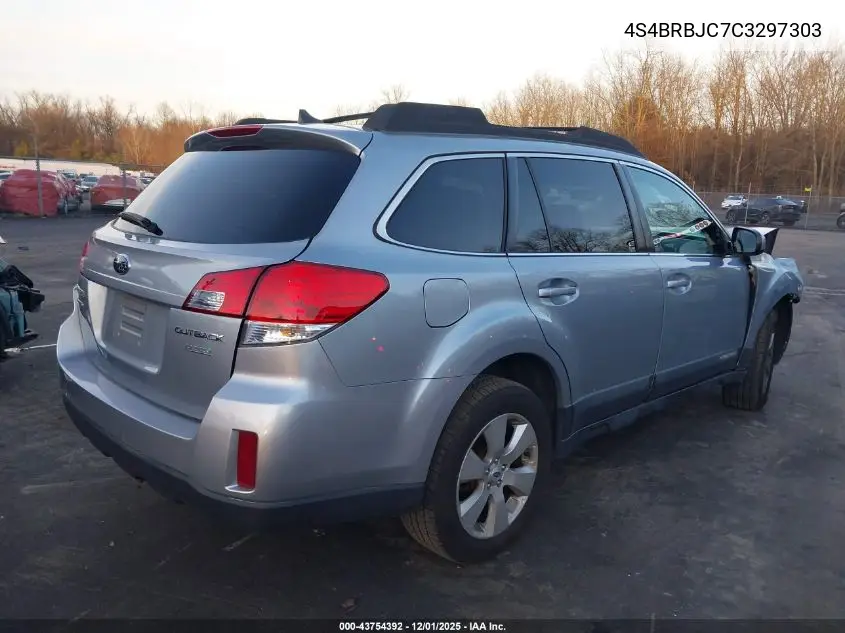 4S4BRBJC7C3297303 2012 Subaru Outback 2.5I Limited