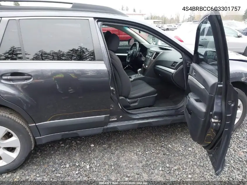4S4BRBCC6C3301757 2012 Subaru Outback 2.5I Premium