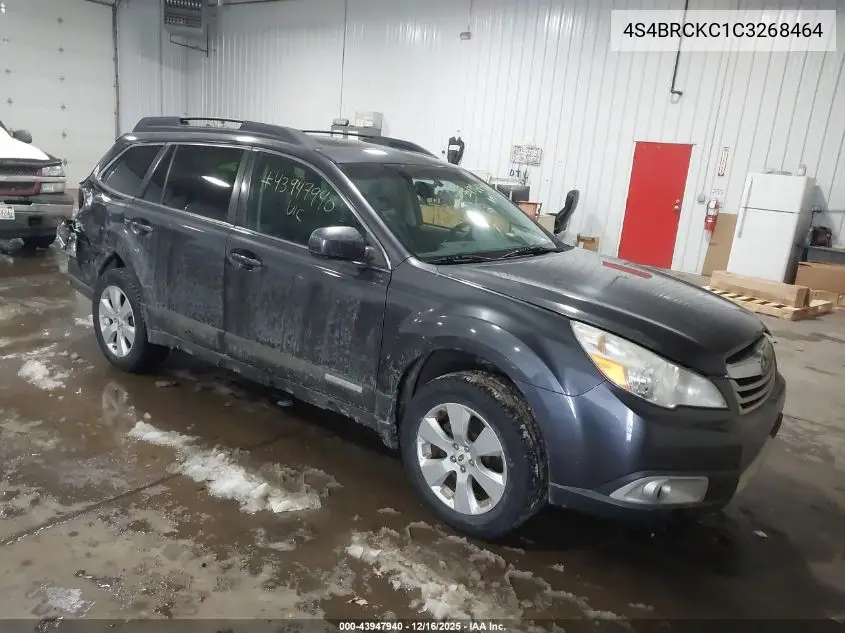 4S4BRCKC1C3268464 2012 Subaru Outback 2.5I Limited