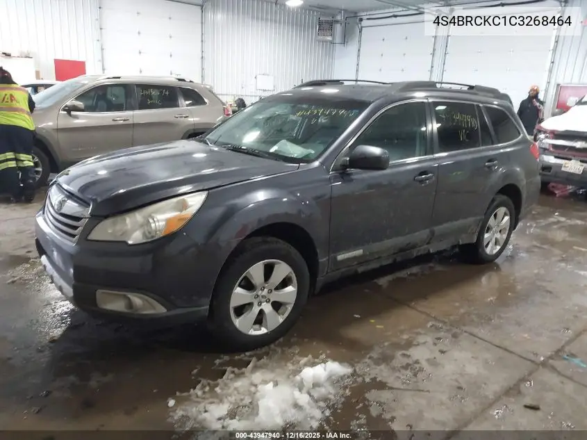 4S4BRCKC1C3268464 2012 Subaru Outback 2.5I Limited