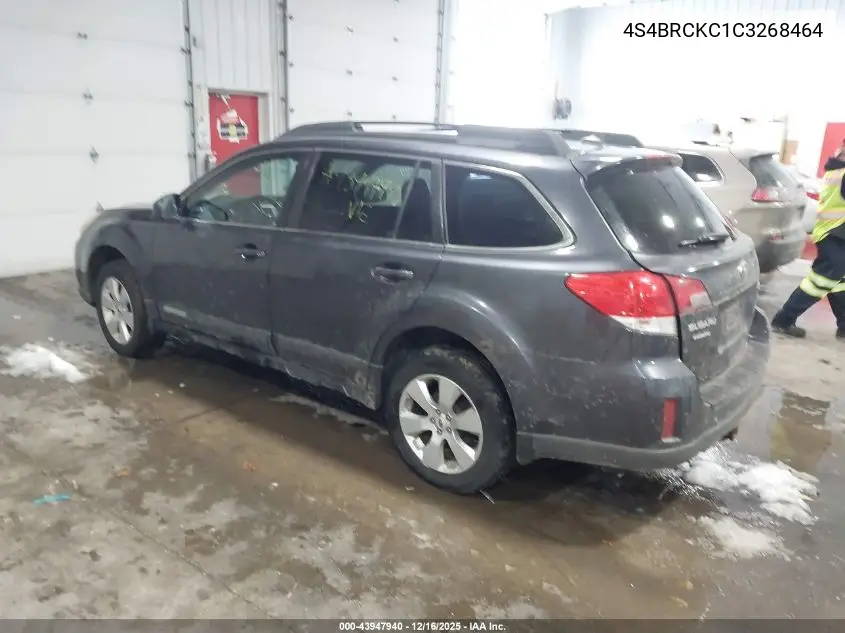 4S4BRCKC1C3268464 2012 Subaru Outback 2.5I Limited