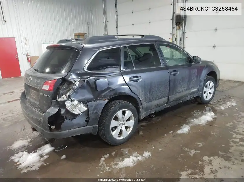 4S4BRCKC1C3268464 2012 Subaru Outback 2.5I Limited
