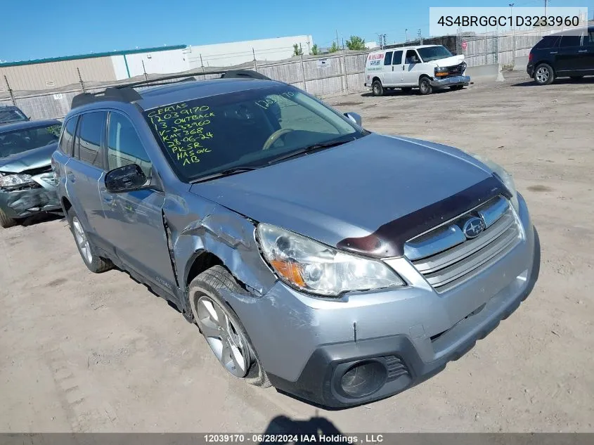 2013 Subaru Outback 2.5I Premium VIN: 4S4BRGGC1D3233960 Lot: 12039170