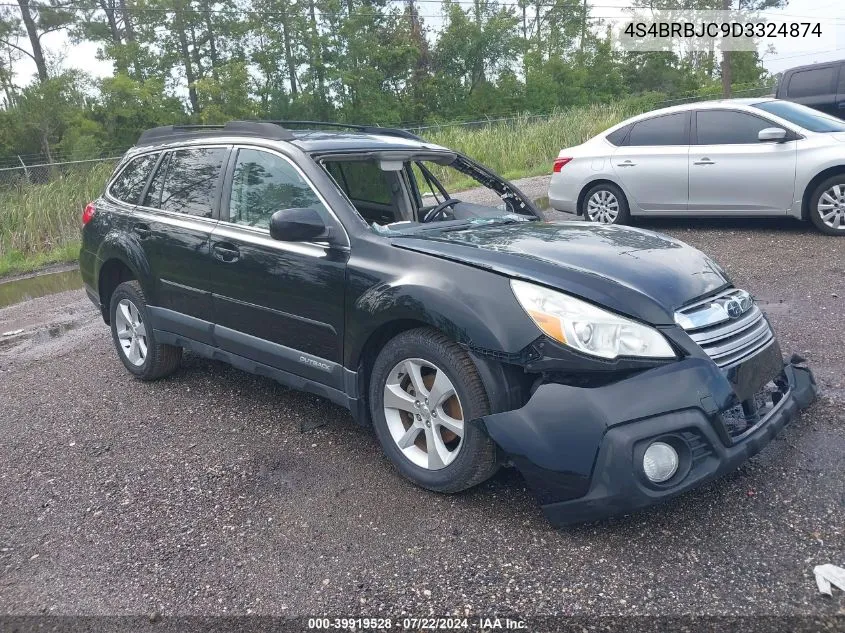 2013 Subaru Outback 2.5I Limited VIN: 4S4BRBJC9D3324874 Lot: 39919528