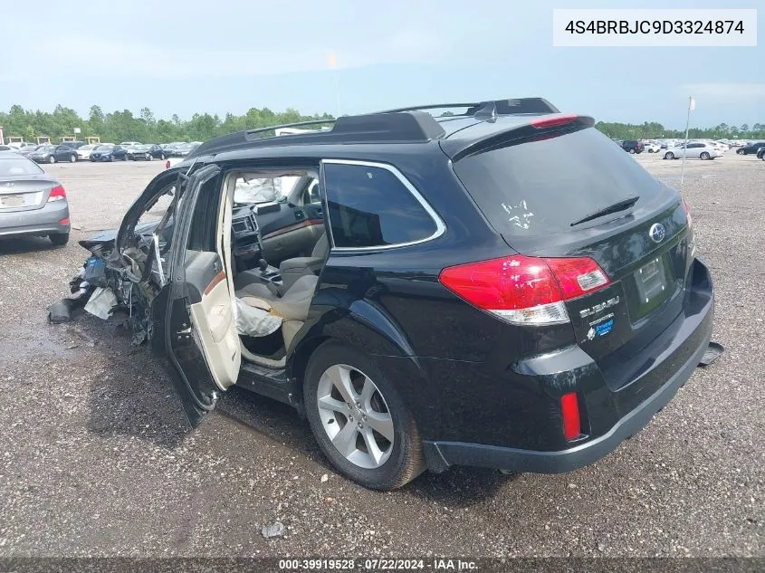 4S4BRBJC9D3324874 2013 Subaru Outback 2.5I Limited