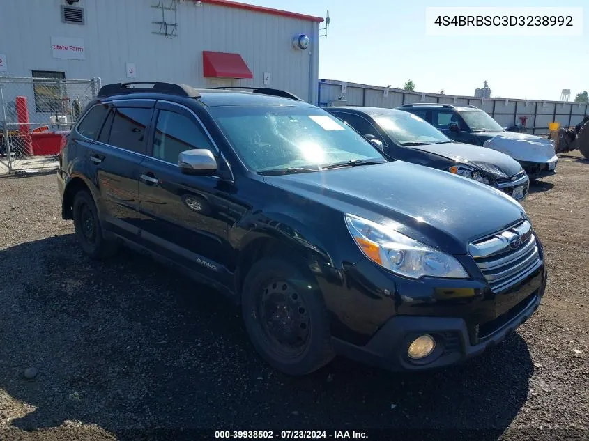 2013 Subaru Outback 2.5I Limited VIN: 4S4BRBSC3D3238992 Lot: 39938502