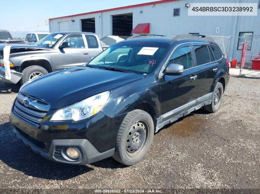 2013 Subaru Outback 2.5I Limited VIN: 4S4BRBSC3D3238992 Lot: 39938502