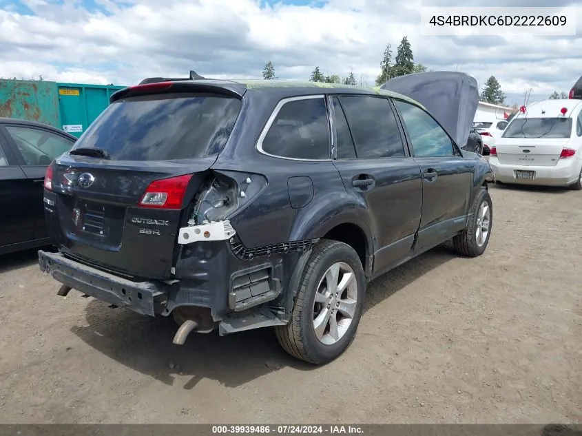 4S4BRDKC6D2222609 2013 Subaru Outback 3.6R Limited