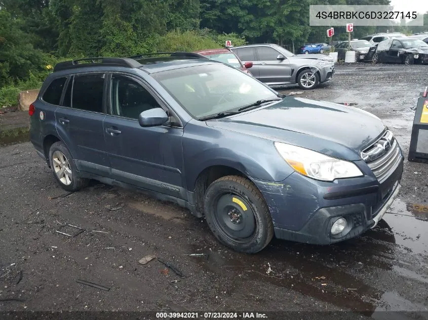 4S4BRBKC6D3227145 2013 Subaru Outback 2.5I Limited