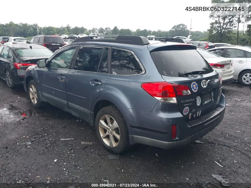 4S4BRBKC6D3227145 2013 Subaru Outback 2.5I Limited