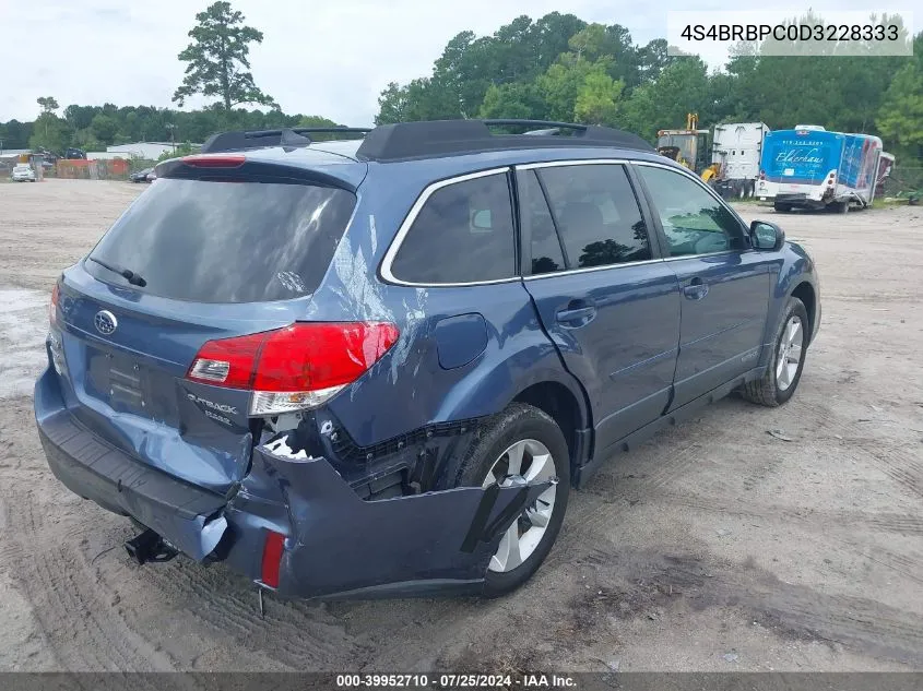 4S4BRBPC0D3228333 2013 Subaru Outback 2.5I Limited