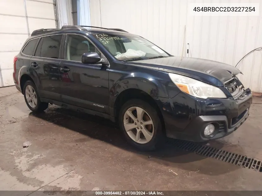 4S4BRBCC2D3227254 2013 Subaru Outback 2.5I Premium