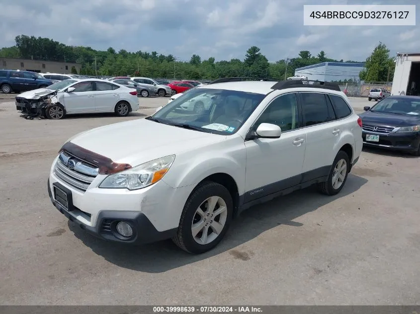 2013 Subaru Outback 2.5I Premium VIN: 4S4BRBCC9D3276127 Lot: 39998639