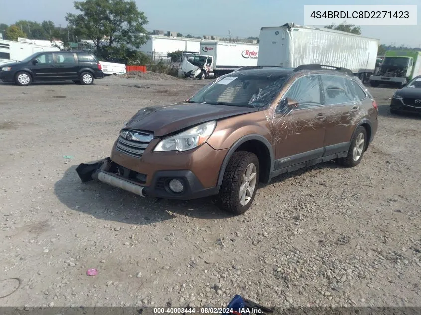 2013 Subaru Outback 3.6R Limited VIN: 4S4BRDLC8D2271423 Lot: 40003444