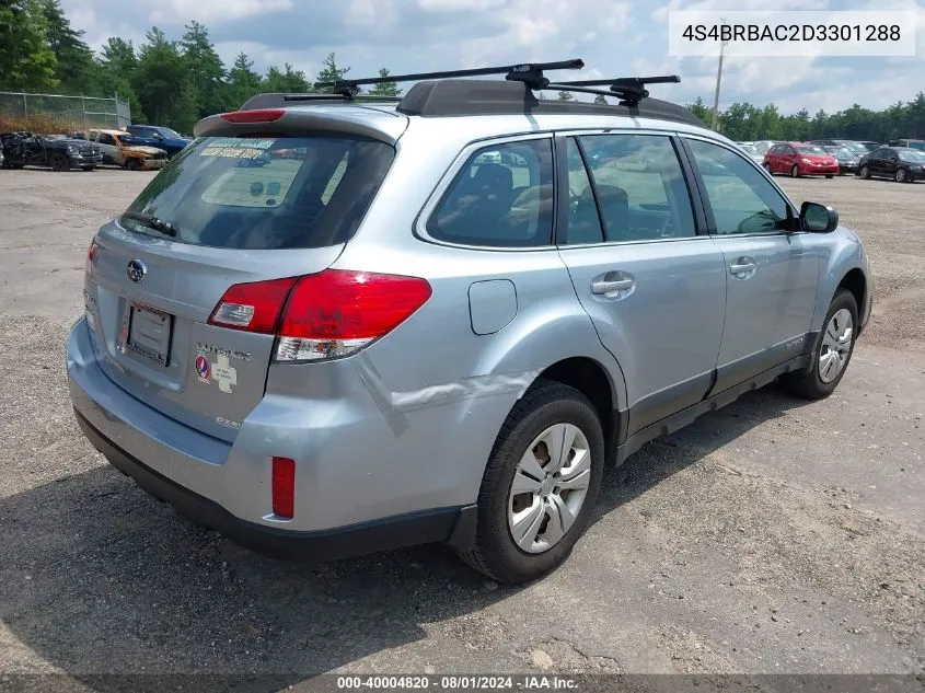 4S4BRBAC2D3301288 2013 Subaru Outback 2.5I