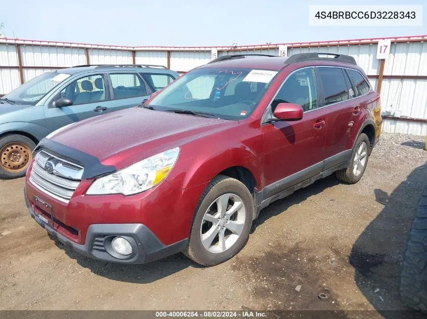 4S4BRBCC6D3228343 2013 Subaru Outback 2.5I Premium